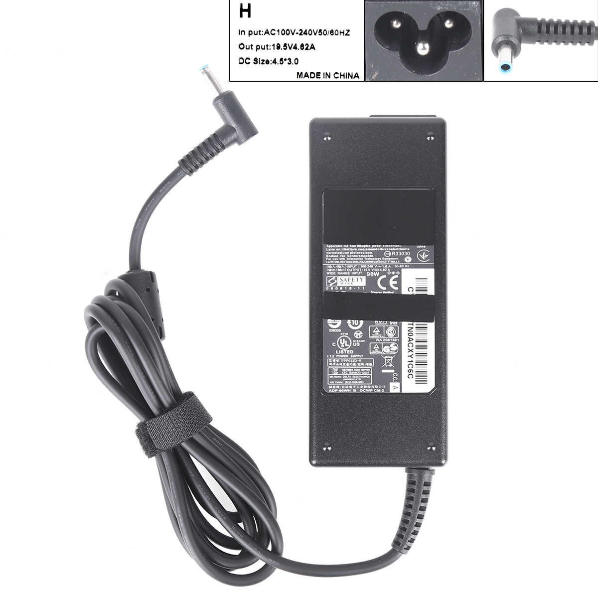 Picture of HP 19.5V 4.62A Φ4.5*3.0mm 90w( Quality : A+ ) 